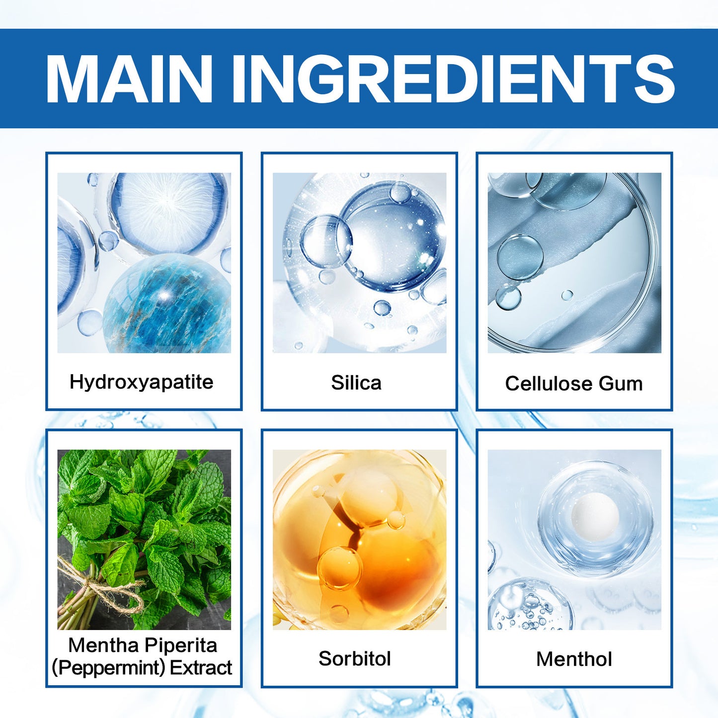 Fluoride-Free Hydroxyapatite Toothpaste