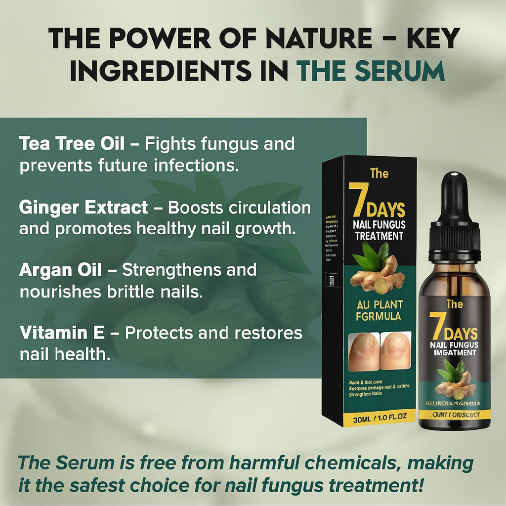 Nail Fungus Treatment | Ginger & Herbal Blend