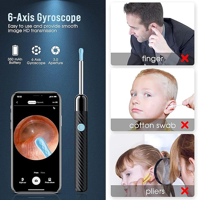 Earwax Remover Tool - 8 Pcs Ear Set