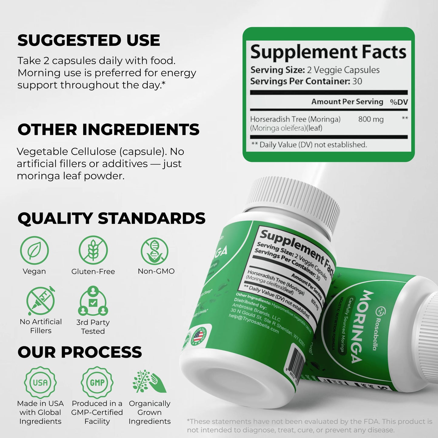 Pure Moringa Supplements